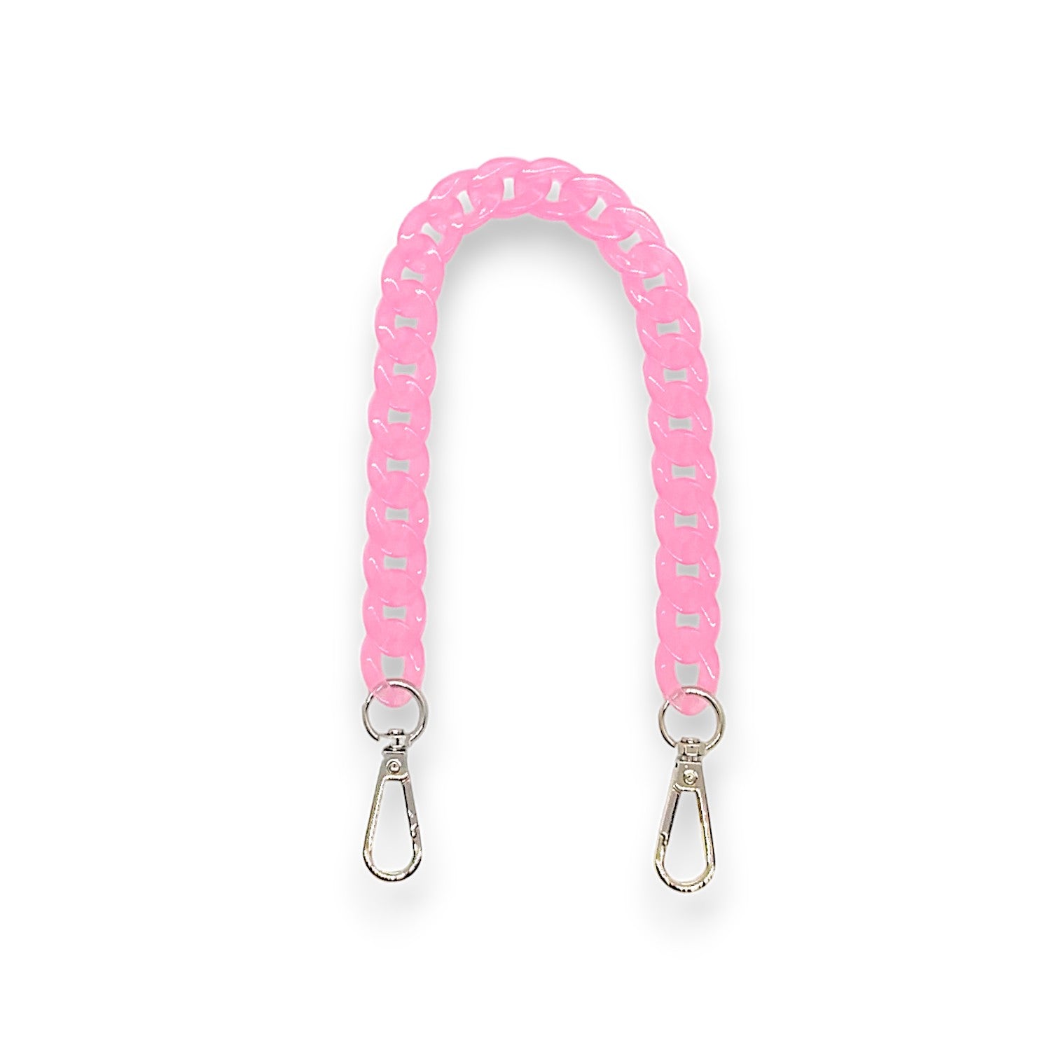 Acrylic Handbag Chain / Bubblegum Pink 40cm