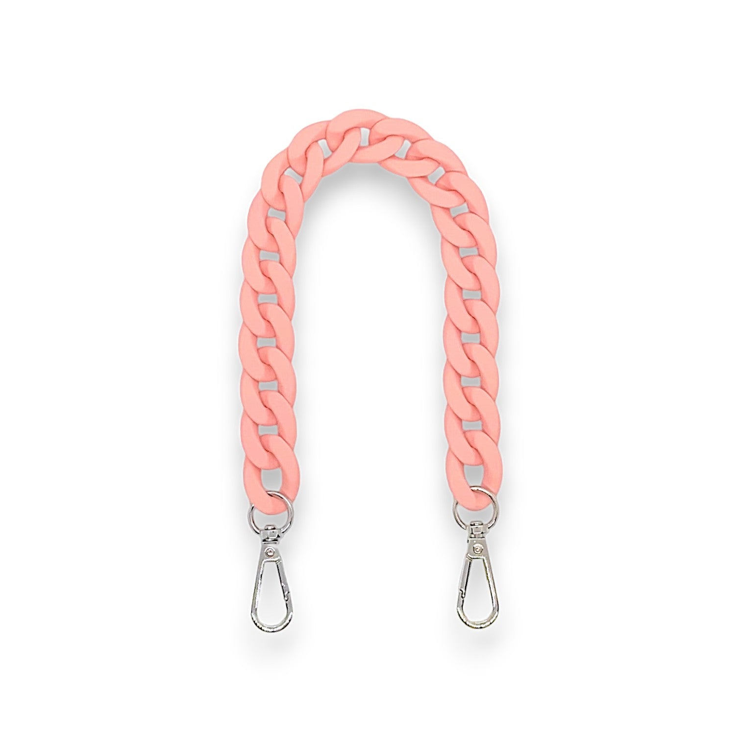 Acrylic Handbag Chain / Coral Pink 40cm