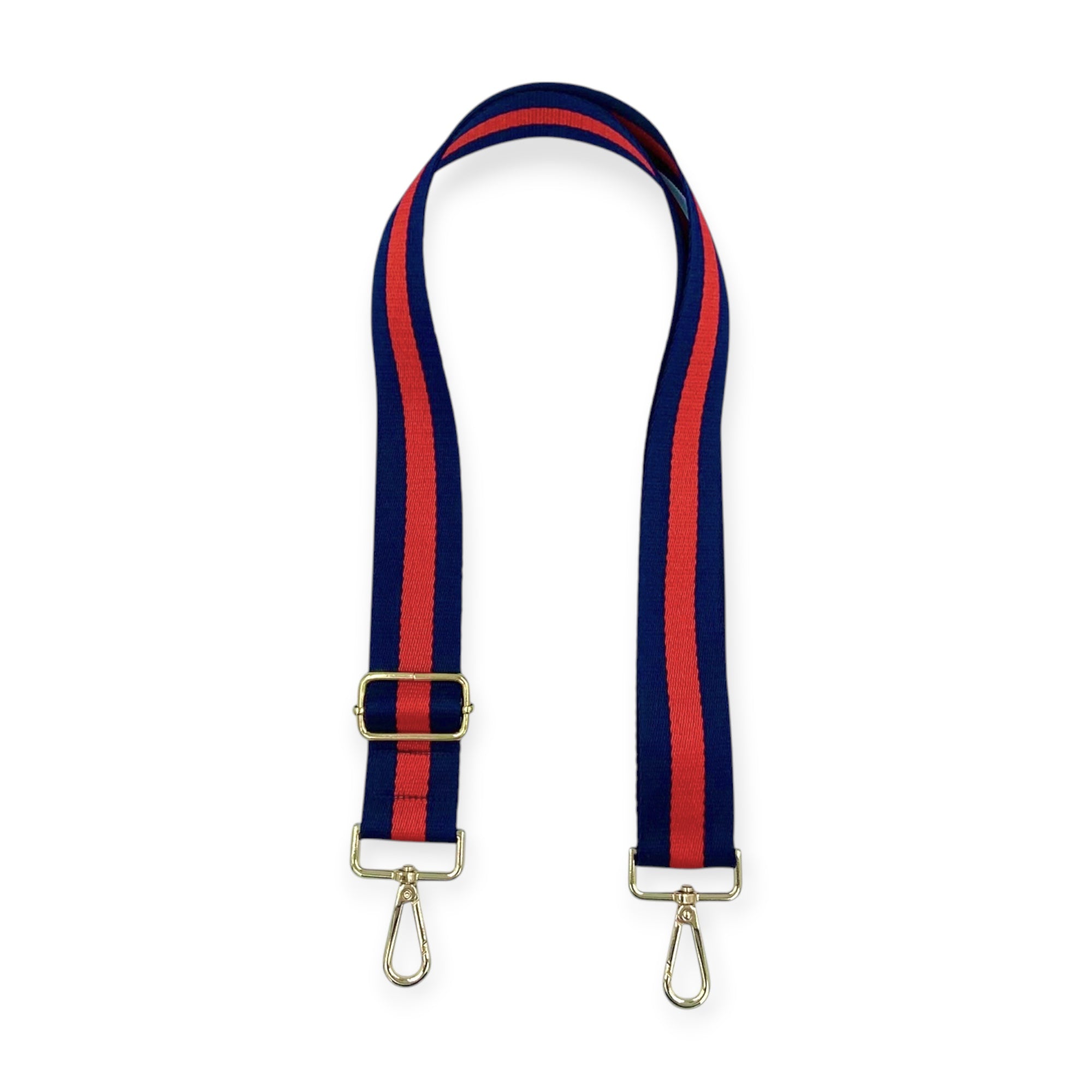 Adjustable Handbag Strap / Striped Midnight Sky