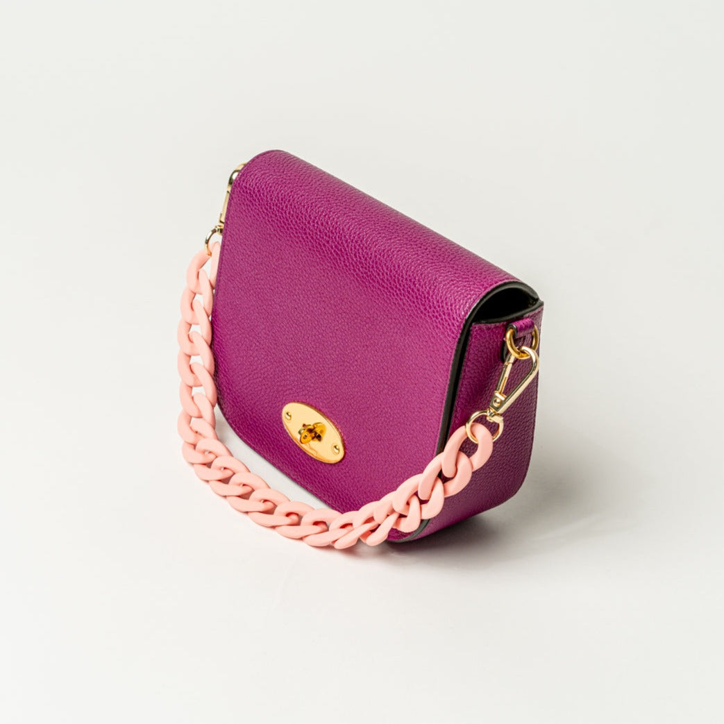 Acrylic Handbag Chain / Coral Pink 40cm