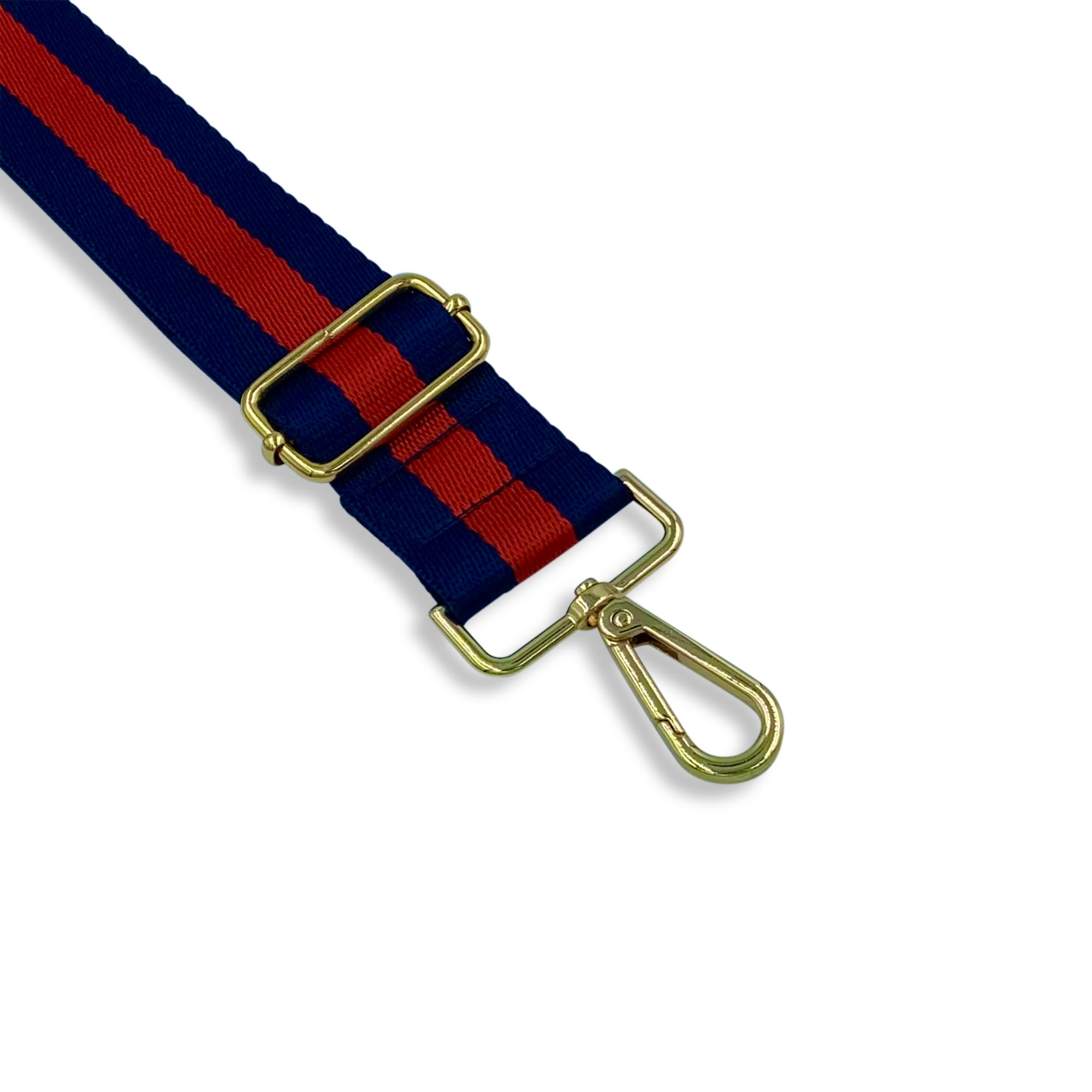 Adjustable Handbag Strap / Striped Midnight Sky