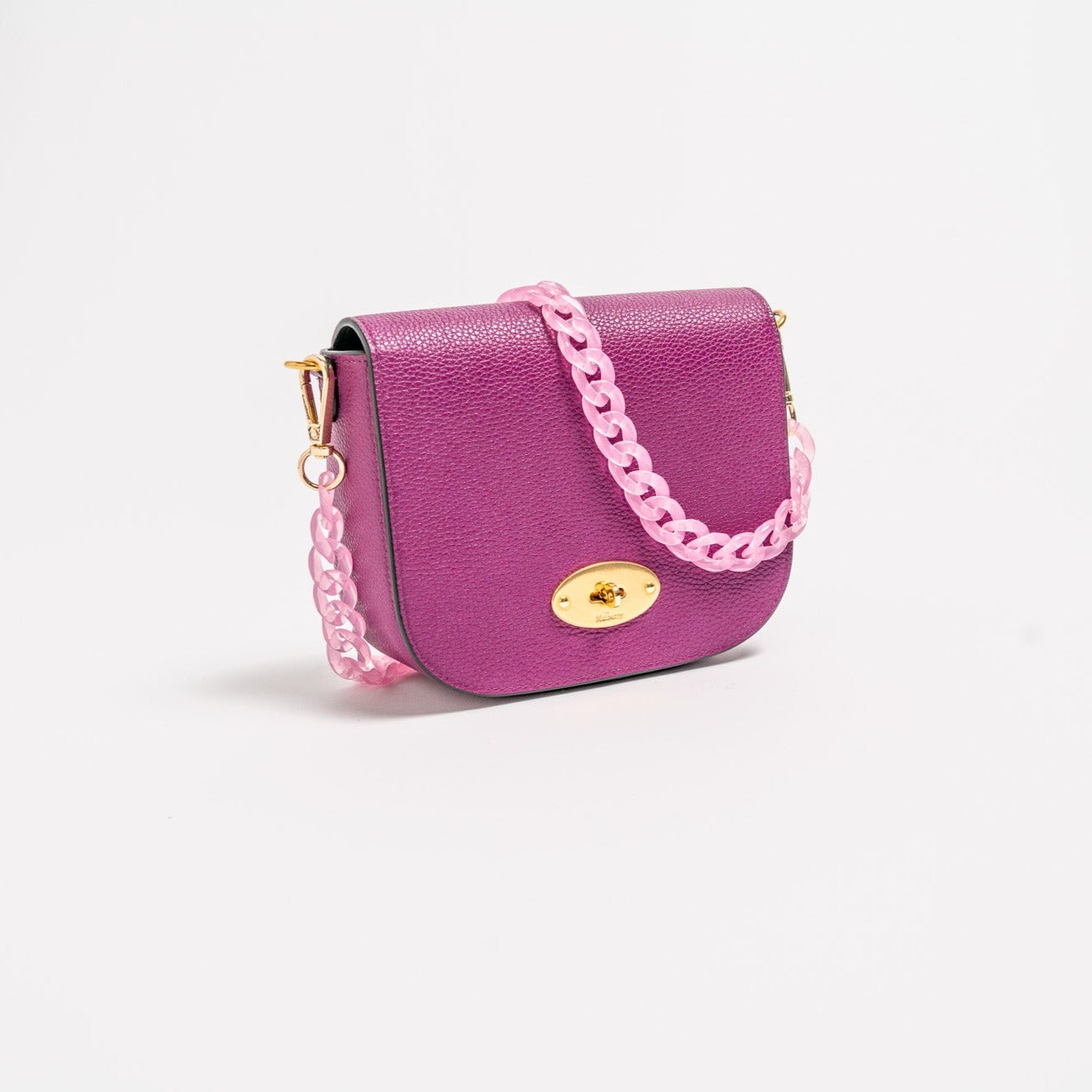 Acrylic Handbag Chain / Bubblegum Pink 40cm
