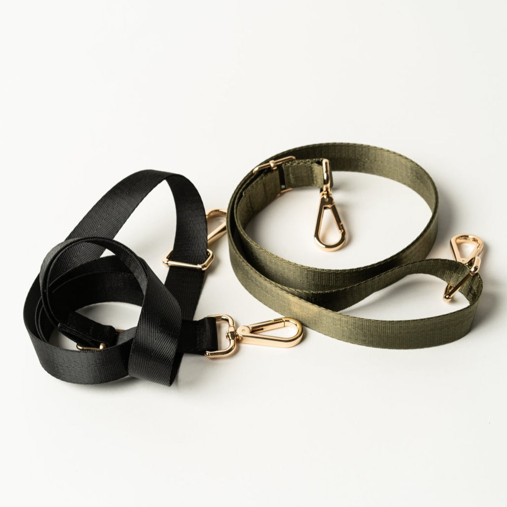 Premium Adjustable Handbag Strap / Black Ebony