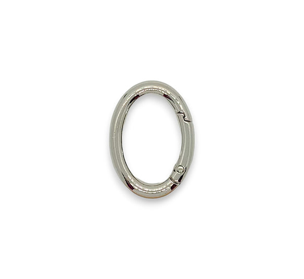 Handbag Ring Oval / Silver 3.8cm