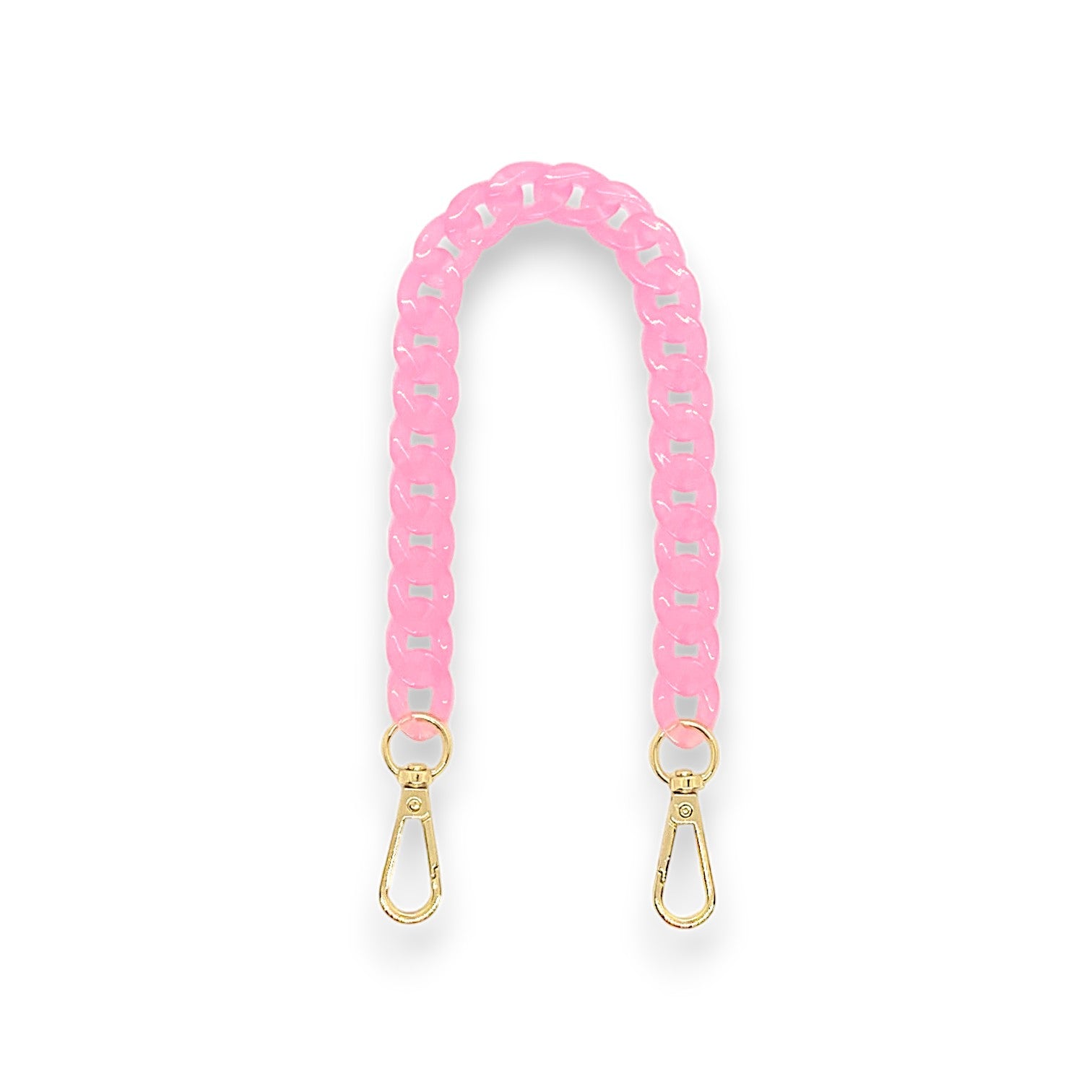 Acrylic Handbag Chain / Bubblegum Pink 40cm