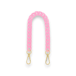 Acrylic Handbag Chain / Pink Candy 40cm