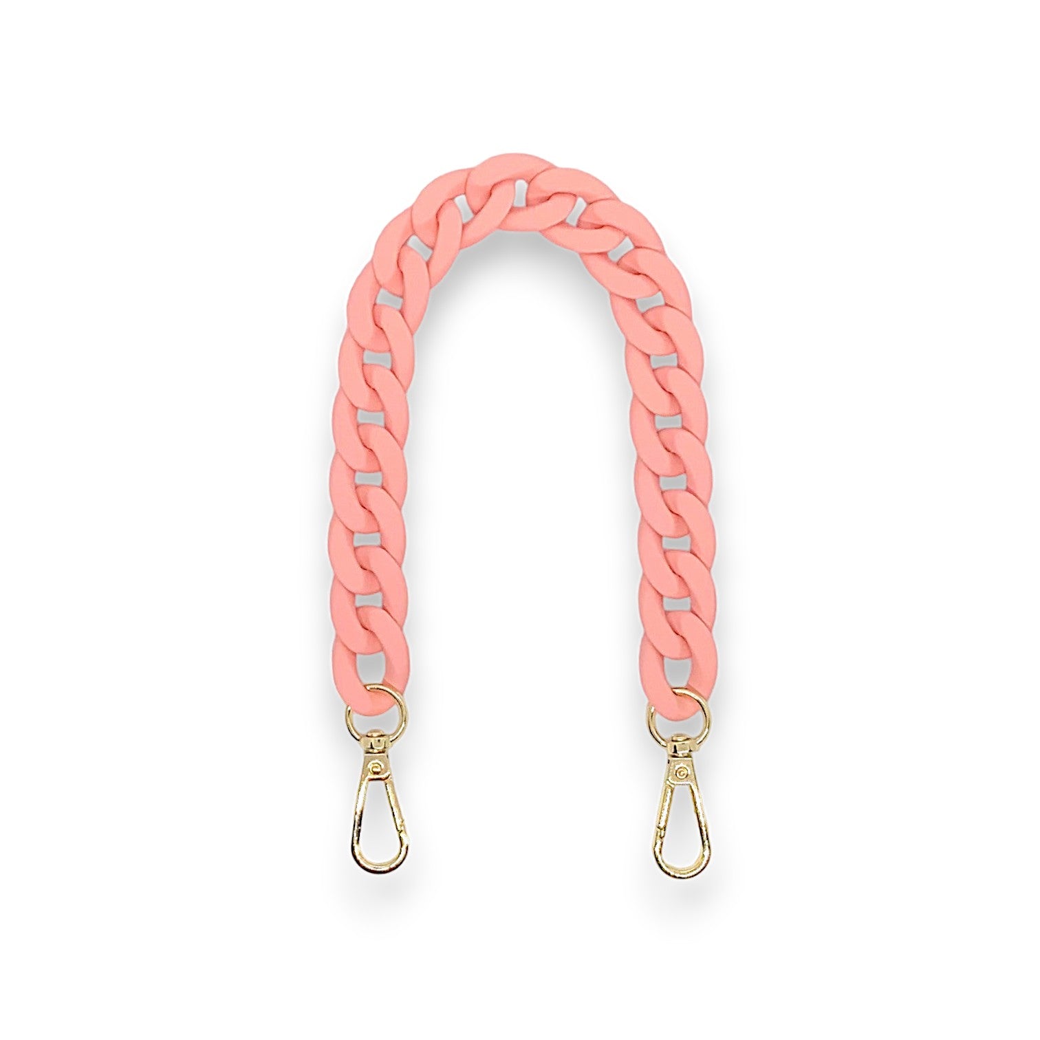 Acrylic Handbag Chain / Coral Pink 40cm