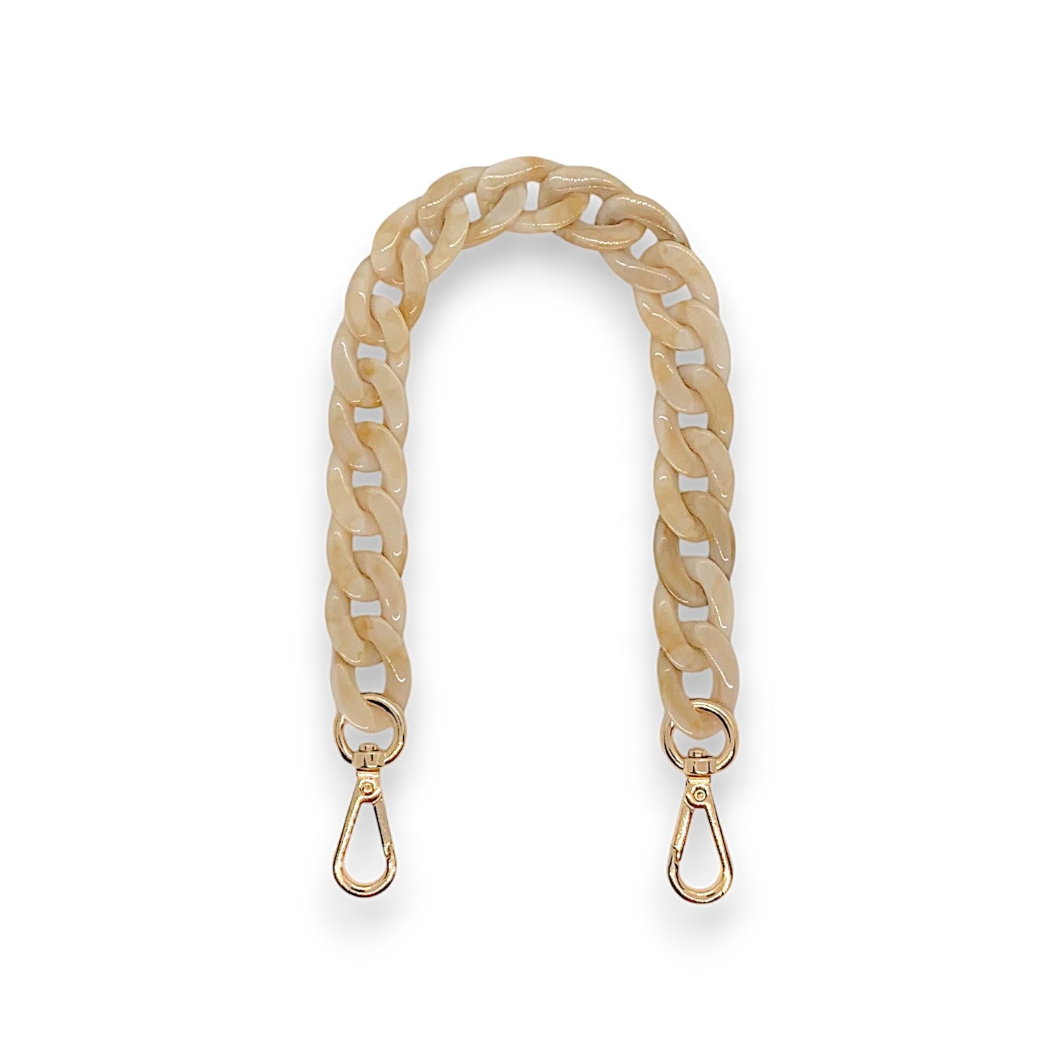 Acrylic Handbag Chain / Sand Pebble 40cm