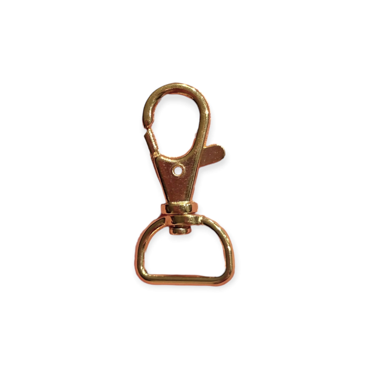 Swivel snap hook / Gold 15 mm
