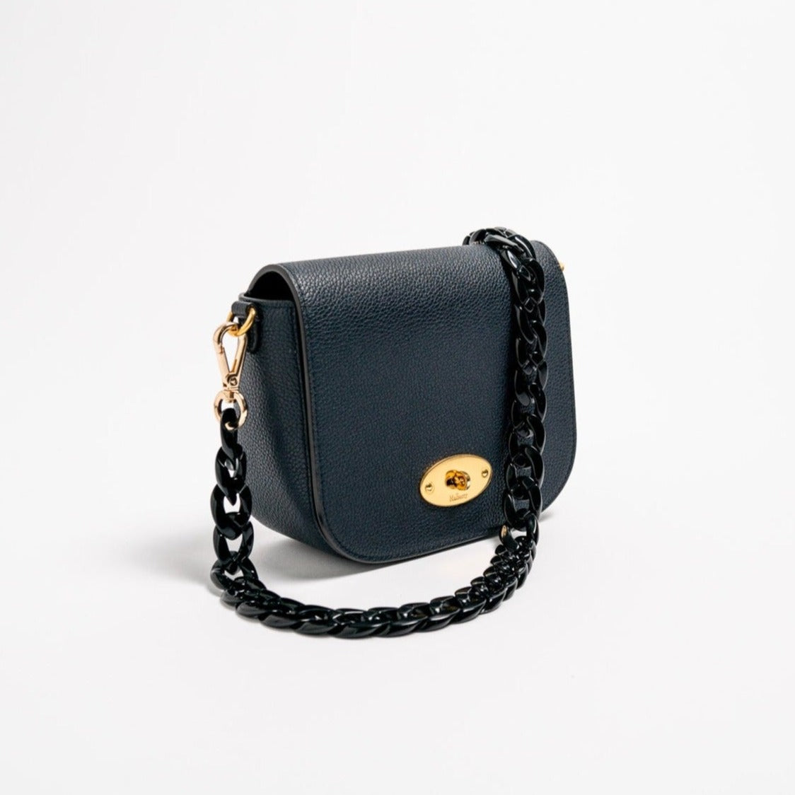 Acrylic Handbag Chain / Black Ebony 40cm
