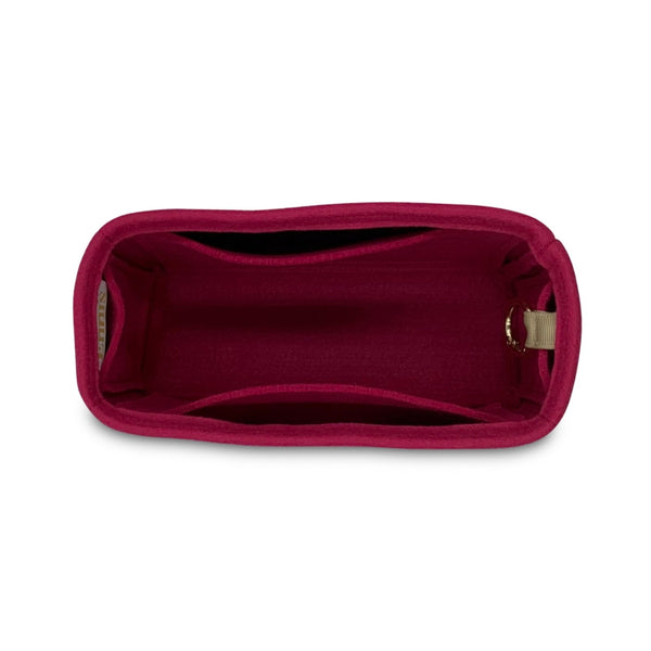 Bag Insert Bag Organiser for Mulberry Zipped Bayswater Tote Mini (Burgundy  Zipper)