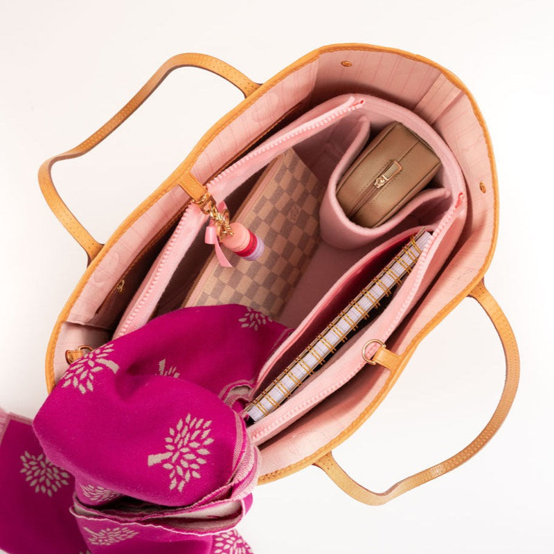 Handbag Purse Organizer/Insert/Liner for Louis Vuitton LV Neverfull Rose  Ballerine Pink
