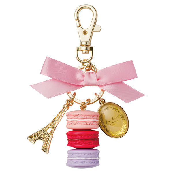 2019 Limited Edition Laduree Keychain Bag Charm Box Set of 2 (Heart Macaron)