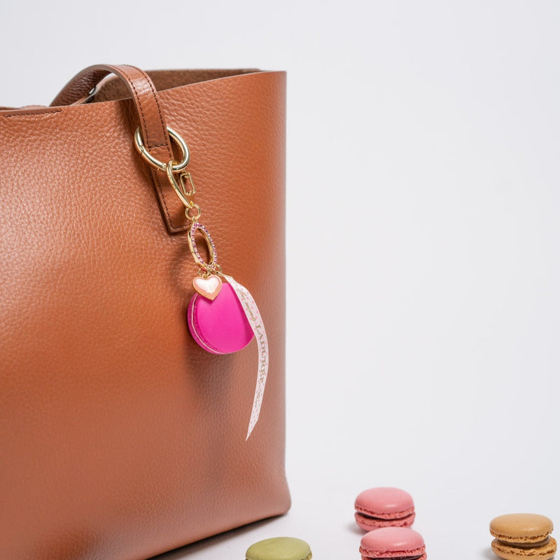 2019 Limited Edition Laduree Keychain Bag Charm Box Set of 2 (Heart Macaron)